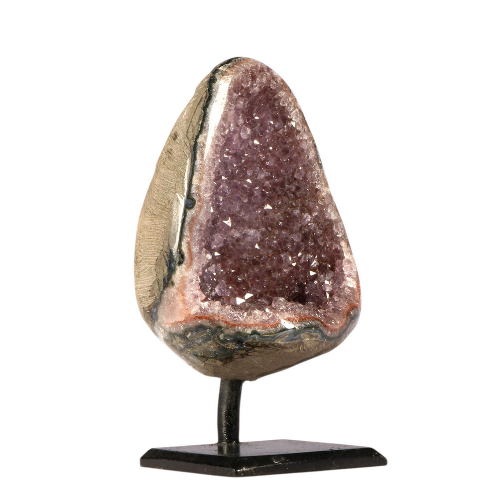 Amethist cluster op standaard 10 x 8,5 x 6 cm | 736 gram
