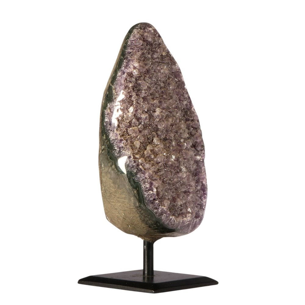Amethist cluster op standaard 16,5 x 9 x 7 cm | 1643 gram