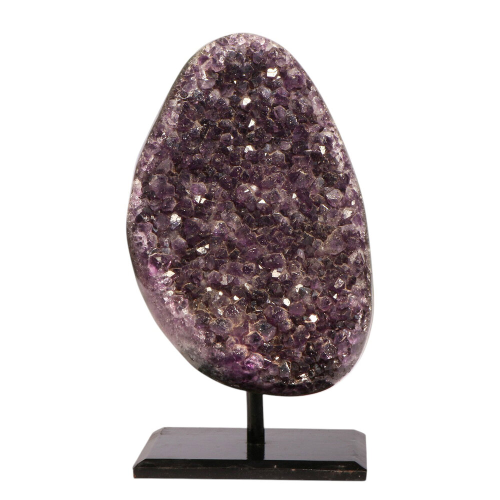 Amethist cluster op standaard 16 x 10 x 6,5 cm | 2224 gram