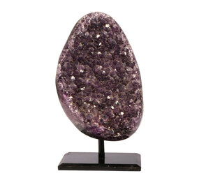 Amethist cluster op standaard 16 x 10 x 6,5 cm | 2224 gram