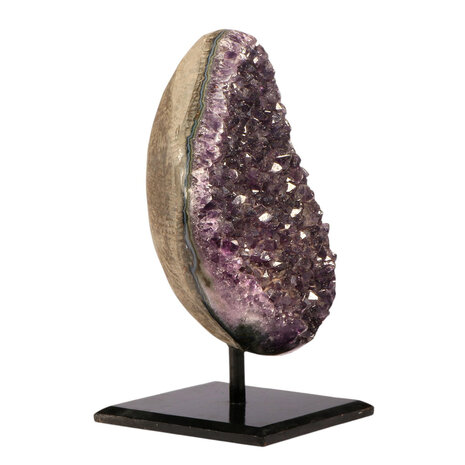 Amethist cluster op standaard 16 x 10 x 6,5 cm | 2224 gram