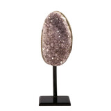 Amethist cluster op standaard 10,5 x 6 x 4,5 cm | 577 gram