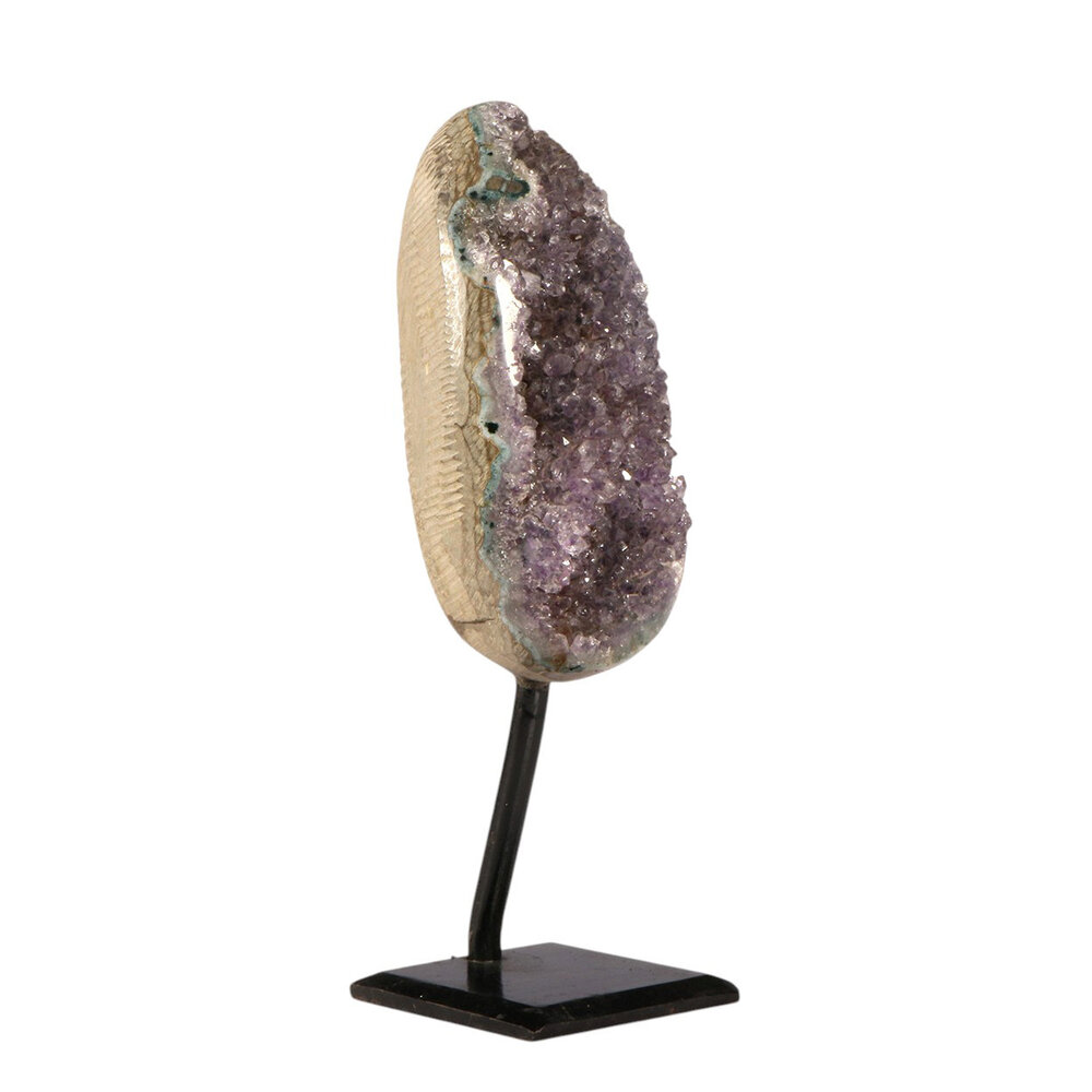 Amethist cluster op standaard 13 x 6,5 x 5 cm | 794 gram