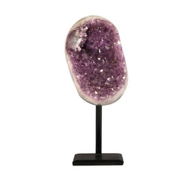 Amethist cluster op standaard 11 x 7 x 6 cm | 947 gram