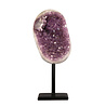 Amethist cluster op standaard 11 x 7 x 6 cm | 947 gram