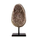 Amethist cluster op standaard 12 x 8 x 6,5 cm | 1168 gram Amethist cluster op standaard 12 x 8 x 6,5 cm | 1168 gram