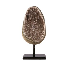 Amethist cluster op standaard 12 x 8 x 6,5 cm | 1168 gram