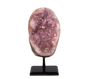 Amethist cluster op standaard 13,5 x 8,5 x 5 cm | 1241 gram