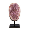 Amethist cluster op standaard 13,5 x 8,5 x 5 cm | 1241 gram
