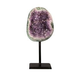 Amethist cluster op standaard 11,5 x 9 x 7,5 cm | 1301 gram