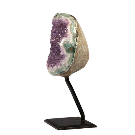 Amethist cluster op standaard 11,5 x 9 x 7,5 cm | 1301 gram