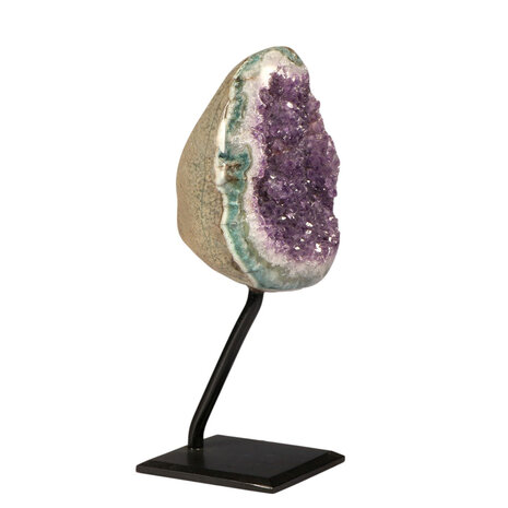 Amethist cluster op standaard 11,5 x 9 x 7,5 cm | 1301 gram