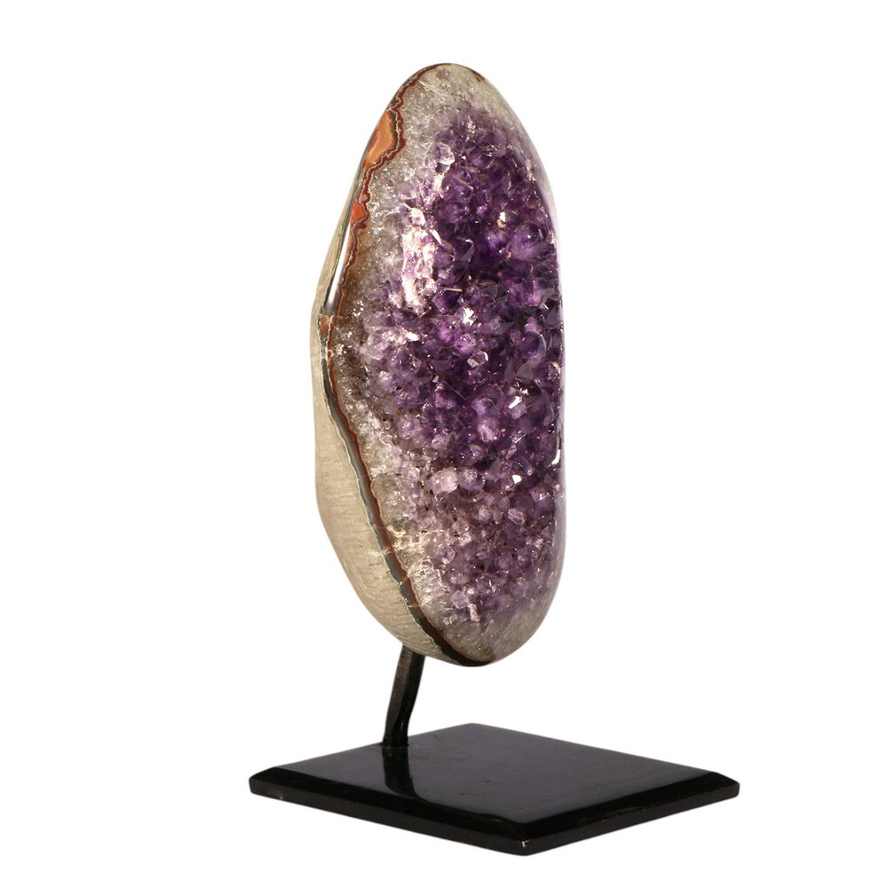 Amethist cluster op standaard 16,5 x 9 x 5 cm | 1842 gram