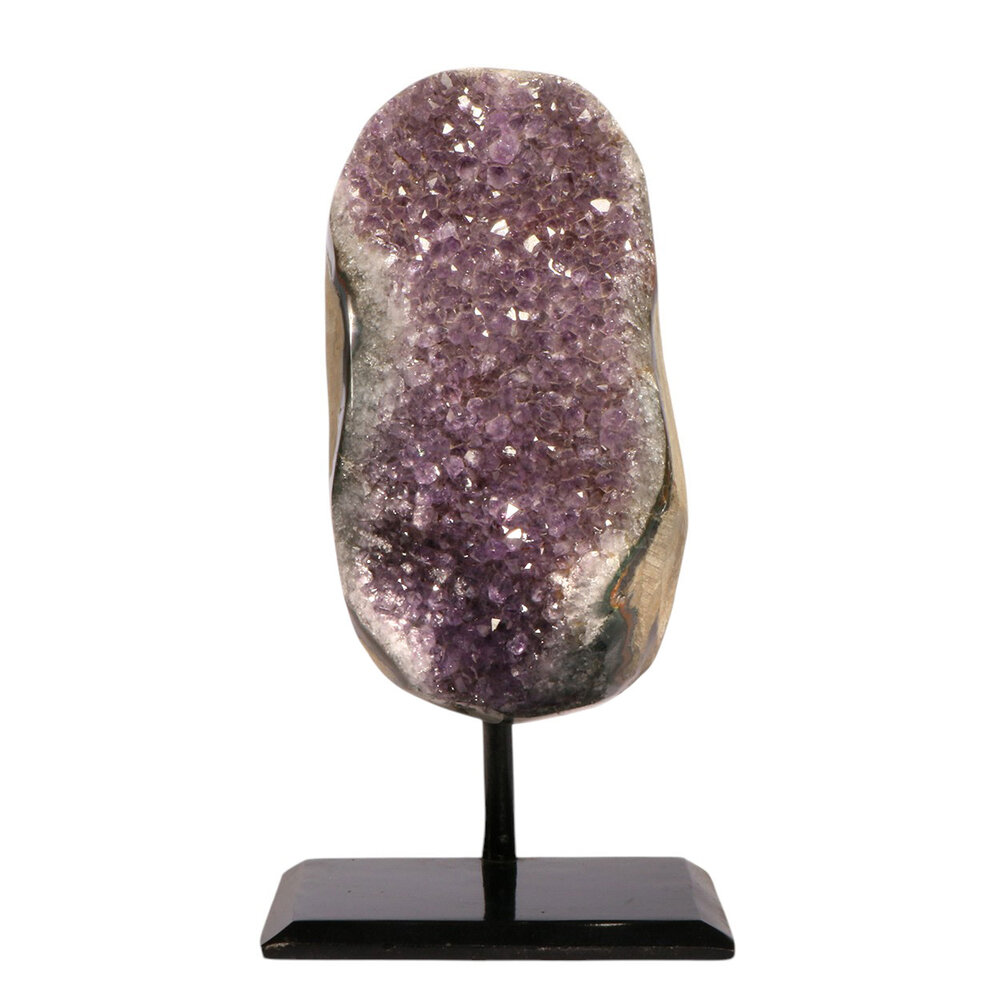 Amethist cluster op standaard 16 x 8 x 8,5 cm | 1865 gram