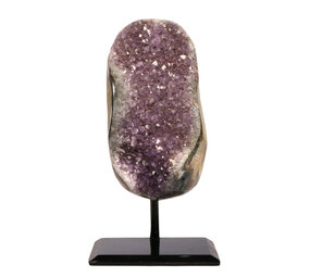 Amethist cluster op standaard 16 x 8 x 8,5 cm | 1865 gram