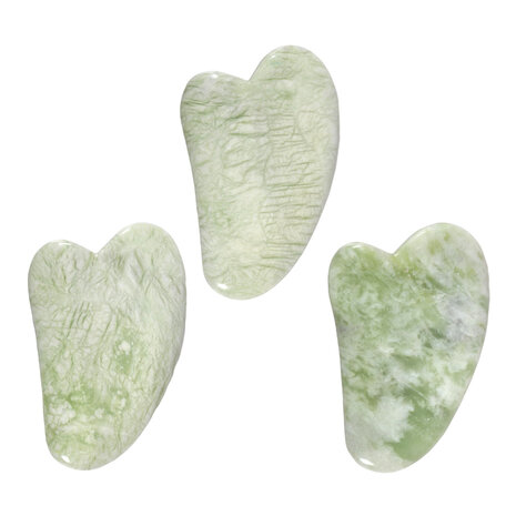Gua sha massagesteen new jade (serpentijn) Gua sha massagesteen new jade (serpentijn)