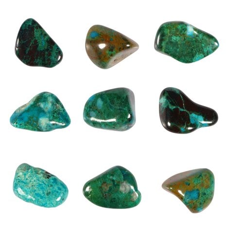 Chrysocolla A-kwaliteit steen getrommeld | klein (S) Chrysocolla A-kwaliteit steen getrommeld | klein (S)