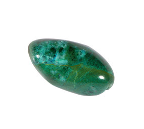 Chrysocolla A-kwaliteit steen getrommeld | middel (M)