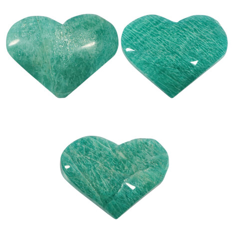 Amazoniet hart A-kwaliteit 5 - 5,5 cm