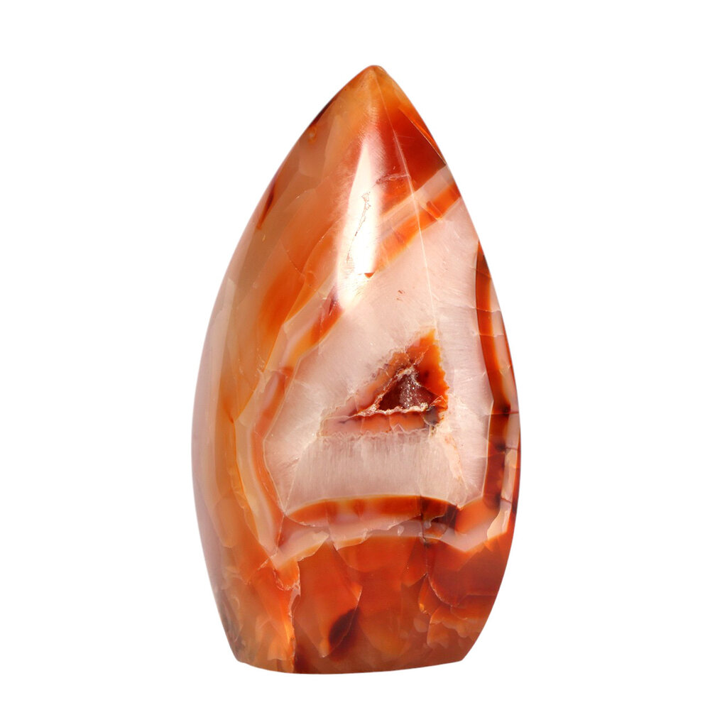 Carneool sculptuur 11,5 x 7,3 x 4,4 cm | 517 gram