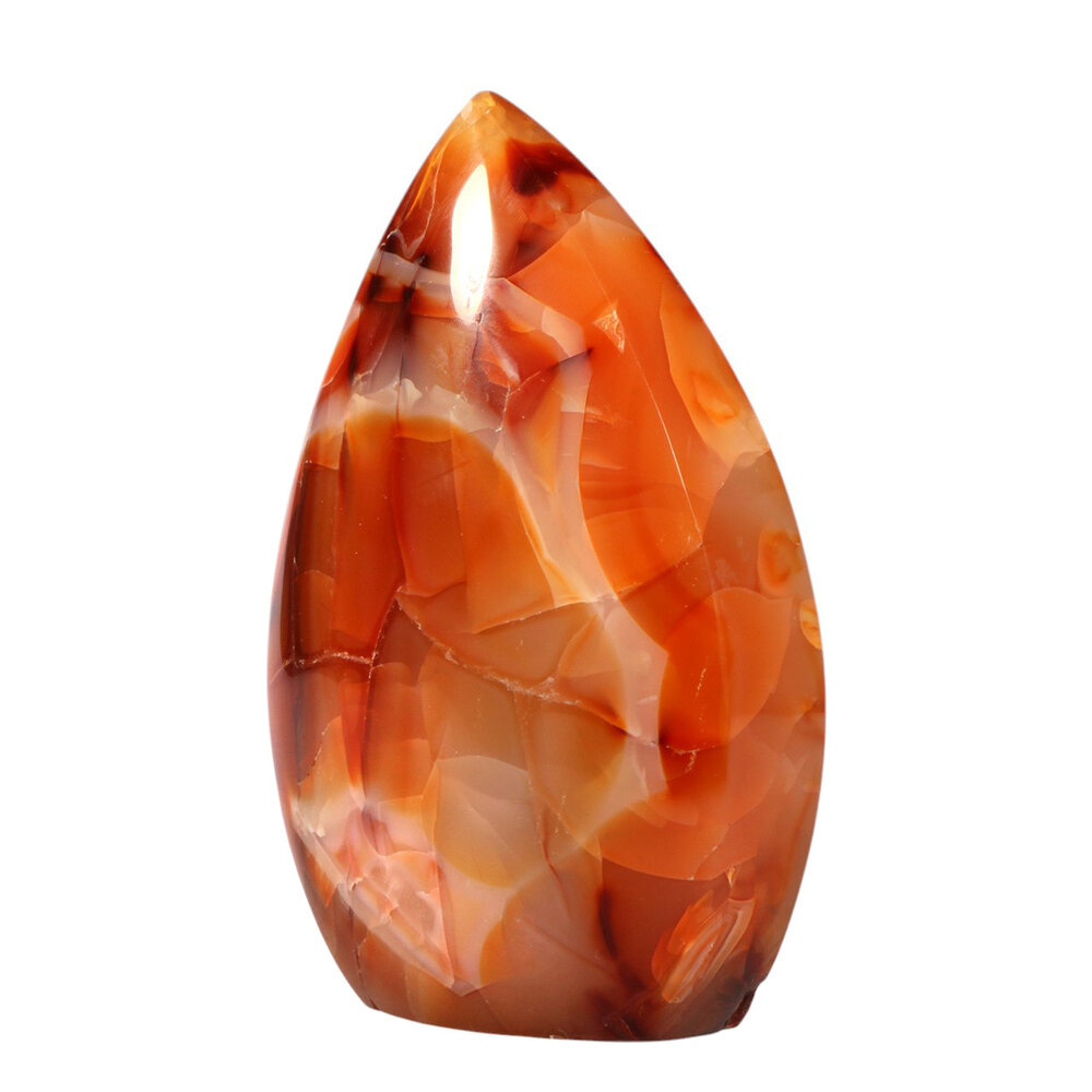 Carneool sculptuur 11,5 x 7,3 x 4,4 cm | 517 gram
