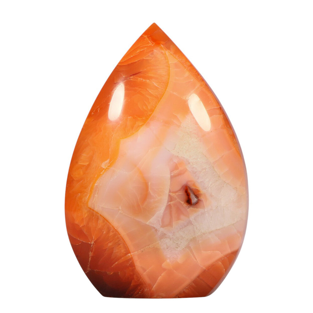 Carneool sculptuur 11,3 x 7,7 x 4,9 cm | 616 gram