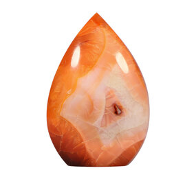 Carneool sculptuur 11,3 x 7,7 x 4,9 cm | 616 gram