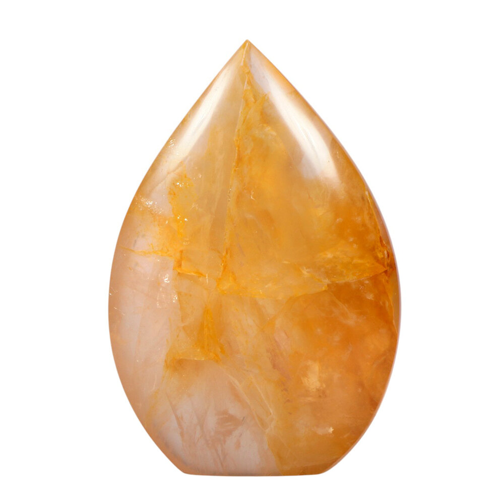 Golden healer (limonietkwarts) A-kwaliteit sculptuur 11,4 x 7,9 x 3,5 cm | 453 gram Golden healer (limonietkwarts) A-kwaliteit sculptuur 11,4 x 7,9 x 3,5 cm | 453 gram