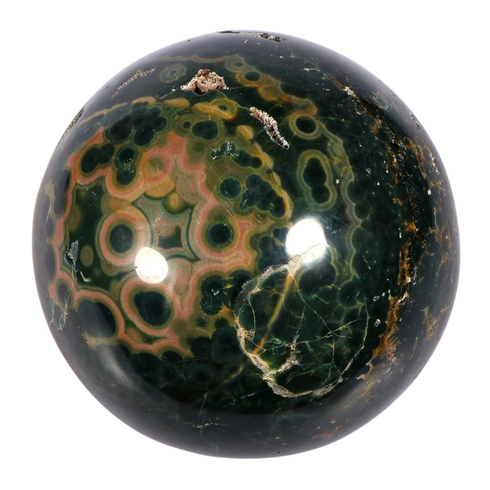 Jaspis (oceaan) bol 180 mm | 2236 gram Jaspis (oceaan) bol 180 mm | 2236 gram