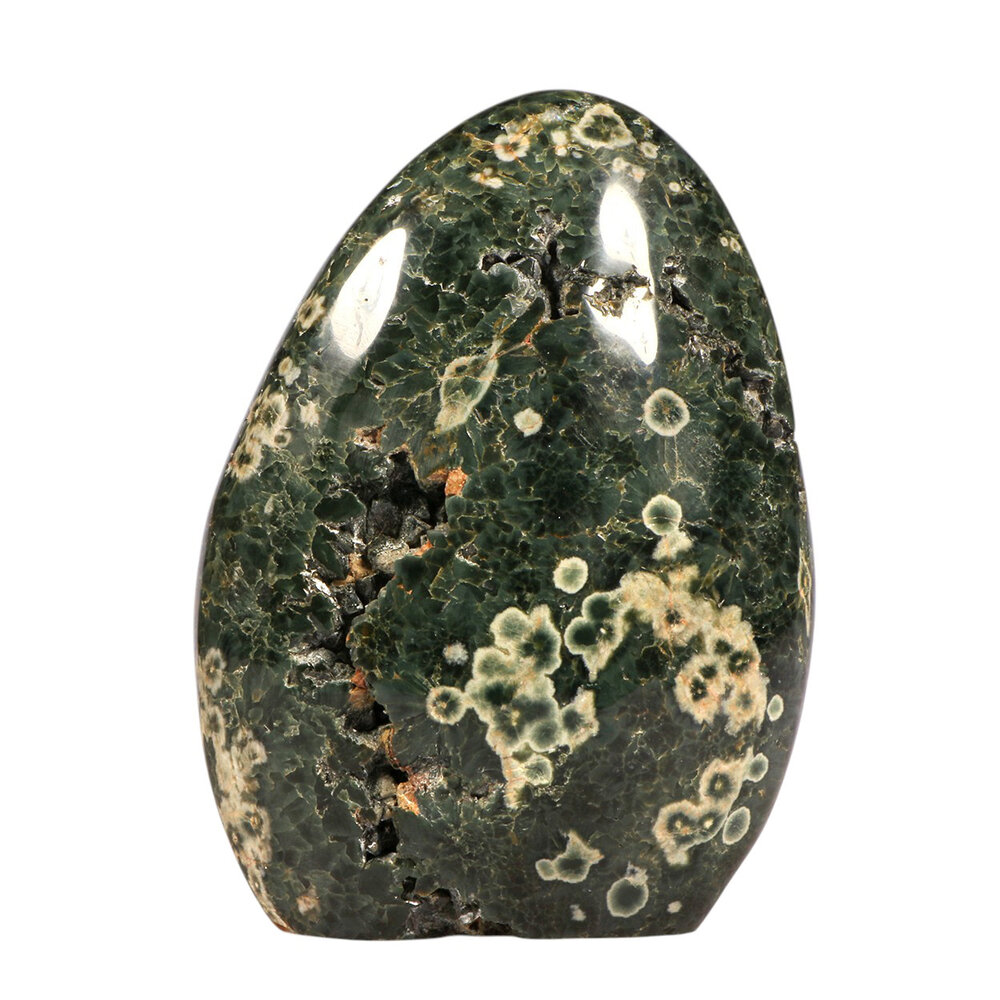 Jaspis (oceaan) sculptuur 11,5 x 8,8 x 4,7 cm | 658 gram