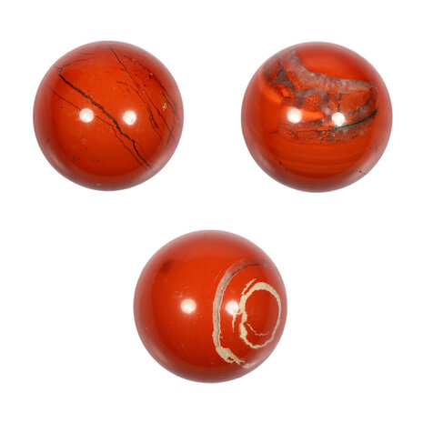 Jaspis (rood) bol 50 - 55 mm