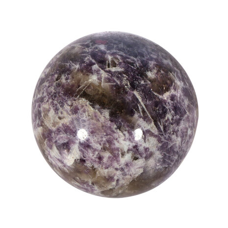 Lepidoliet met roze toermalijn (unicorn stone) bol 52 mm | 192 gram Lepidoliet met roze toermalijn (unicorn stone) bol 52 mm | 192 gram