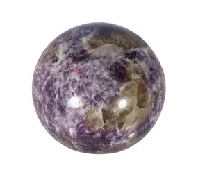 Lepidoliet met roze toermalijn (unicorn stone) bol 70 mm | 489 gram Lepidoliet met roze toermalijn (unicorn stone) bol 70 mm | 489 gram
