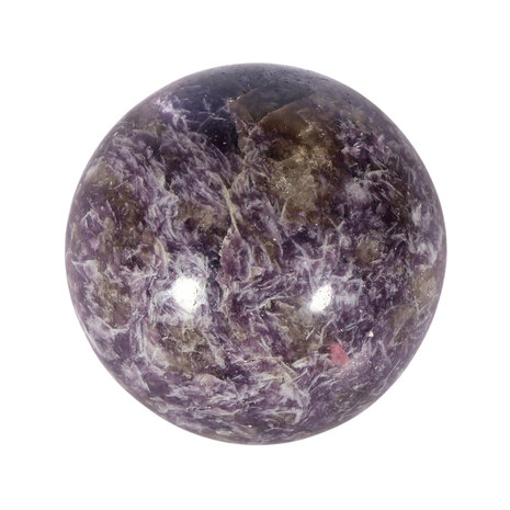 Lepidoliet met roze toermalijn (unicorn stone) bol 70 mm | 489 gram Lepidoliet met roze toermalijn (unicorn stone) bol 70 mm | 489 gram