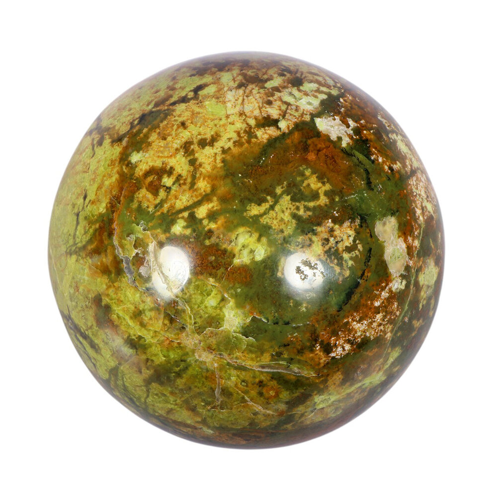 Opaal (groen) bol 77 mm | 647 gram Opaal (groen) bol 77 mm | 647 gram