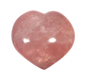 Rozenkwarts edelsteen hart 10,6 x 10,1 x 4,6 cm | 665 gram Rozenkwarts edelsteen hart 10,6 x 10,1 x 4,6 cm | 665 gram