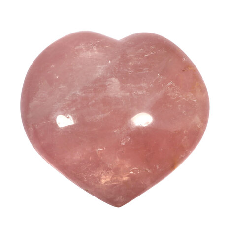 Rozenkwarts edelsteen hart 10,6 x 10,1 x 4,6 cm | 665 gram Rozenkwarts edelsteen hart 10,6 x 10,1 x 4,6 cm | 665 gram