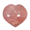 Rozenkwarts edelsteen hart 10,6 x 10,1 x 4,6 cm | 665 gram Rozenkwarts edelsteen hart 10,6 x 10,1 x 4,6 cm | 665 gram