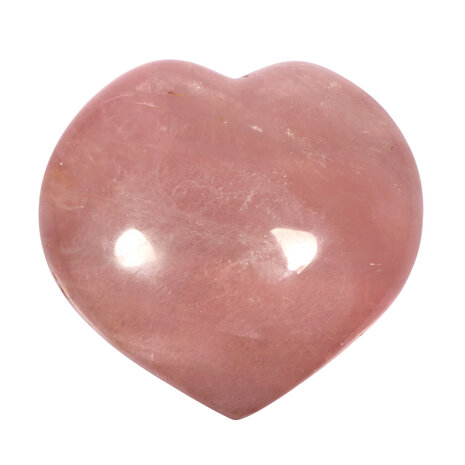 Rozenkwarts edelsteen hart 10,6 x 10,1 x 4,6 cm | 665 gram Rozenkwarts edelsteen hart 10,6 x 10,1 x 4,6 cm | 665 gram