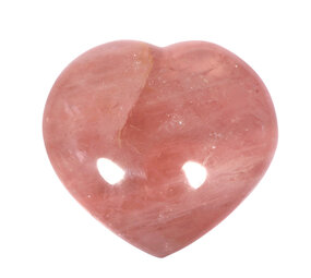 Rozenkwarts edelsteen hart 10,4 x 10 x 3,9 cm | 581 gram Rozenkwarts edelsteen hart 10,4 x 10 x 3,9 cm | 581 gram
