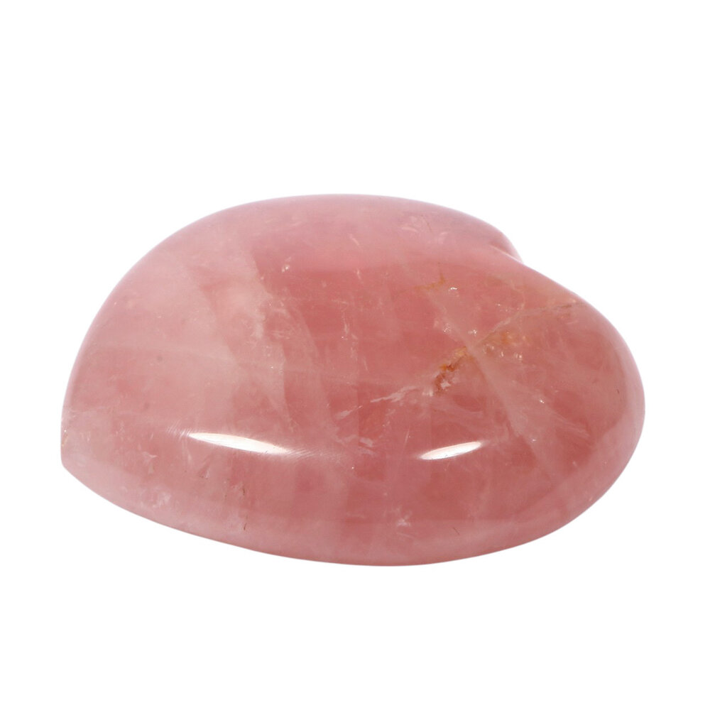 Rozenkwarts edelsteen hart 10,4 x 10 x 3,9 cm | 581 gram Rozenkwarts edelsteen hart 10,4 x 10 x 3,9 cm | 581 gram