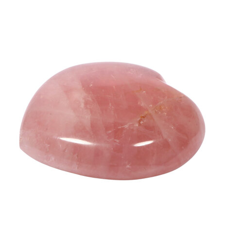 Rozenkwarts edelsteen hart 10,4 x 10 x 3,9 cm | 581 gram Rozenkwarts edelsteen hart 10,4 x 10 x 3,9 cm | 581 gram