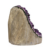 Amethist A-kwaliteit cluster 10,7 x 9,3 x 10,3 cm | 1421 gram Amethist A-kwaliteit cluster 10,7 x 9,3 x 10,3 cm | 1421 gram