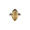 Zilveren ring citrien maat 18 | markies 1,8 x 1 cm Zilveren ring citrien maat 18 | markies 1,8 x 1 cm