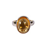 Zilveren ring citrien maat 18 1/2 | ovaal 1,6 x 1,2 cm Zilveren ring citrien maat 18 1/2 | ovaal 1,6 x 1,2 cm