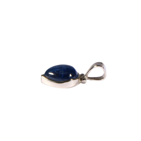 Zilveren hanger tanzaniet | druppel 1,1 x 1 cm