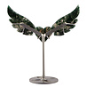 Mosagaat hart op standaard 17,7 x 20,3 x 2,3 cm | 1497 gram