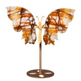 Golden healer vlinder op standaard (goudkleurig) 24,5 x 14,5 x 0,7 cm | 555 gram Golden healer vlinder op standaard (goudkleurig) 24,5 x 14,5 x 0,7 cm | 555 gram