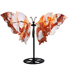 Red healer vlinder op standaard 30 x 16 x 0,7 cm | 668 gram
