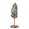 Kyaniet kristal op goudkleurige standaard 15 x 6,1 x 4,7 cm | 750 gram
